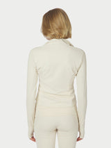Neo Noir Nolana Zip Blouse - Ivory