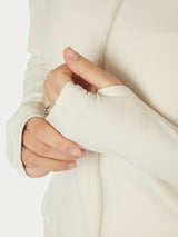 Neo Noir Nolana Zip Blouse - Ivory