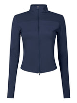 Neo Noir Nolana Zip Blouse - Navy