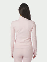 Neo Noir Nolana Zip Blouse - Light Pink