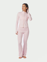 Neo Noir Nolana Zip Blouse - Light Pink