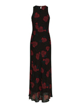 Neo Noir Celinie Rose Dress - Black
