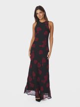 Neo Noir Celinie Rose Dress - Black