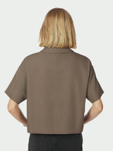 Neo Noir Madicken Structure Blouse - Taupe