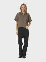 Neo Noir Madicken Structure Blouse - Taupe