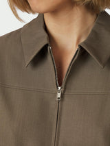 Neo Noir Madicken Structure Blouse - Taupe
