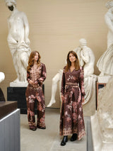 Neo Noir Nova Botanical Border Dress