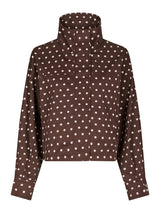 Neo Noir Callisa Dot Jacket - Brown