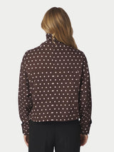 Neo Noir Callisa Dot Jacket - Brown