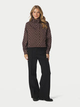 Neo Noir Callisa Dot Jacket - Brown