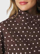 Neo Noir Callisa Dot Jacket - Brown
