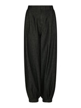 Neo Noir Fayla Denim Balloon Pants - Black
