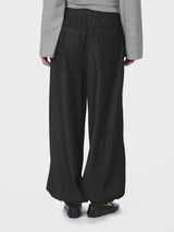 Neo Noir Fayla Denim Balloon Pants - Black