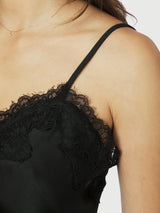 Neo Noir Viole Lace Top - Black