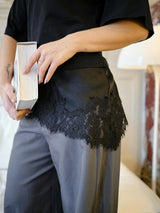 Neo Noir Viole Lace Top - Black