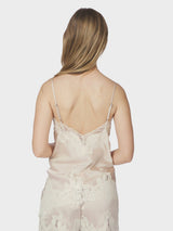 Neo Noir Viole Lace Top - Champangne