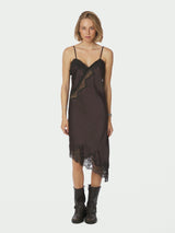 Neo Noir Sorelle Lace Dress - Dark Brown
