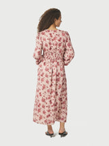 Neo Noir Jellie Print Dress - Dusty rose