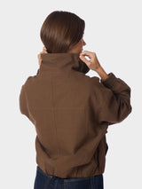 Neo Noir Selio Bomber Jacket - Brown