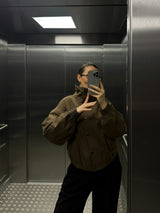 Neo Noir Selio Bomber Jacket - Brown