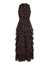 Neo Noir Marli big Dot Dress - Brown