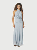 Neo Noir Lisseth Mesh Dress - Light Blue