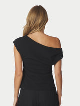 Neo Noir Mabelle Drapy Top - Black