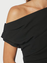 Neo Noir Mabelle Drapy Top - Black