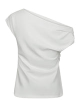 Neo Noir Mabelle Drapy Top - White