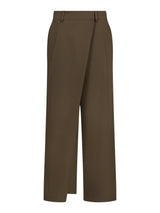 Neo Noir Calina Structure Wrap Pants - Dusty Brown