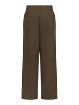 Neo Noir Calina Structure Wrap Pants - Dusty Brown