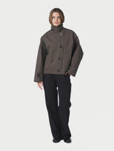 Neo Noir Fania Oversized Jacket - Army
