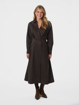 Neo Noir Ottana Popin Dress - Brown