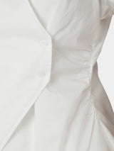 Neo Noir Fidi Poplin Top - White