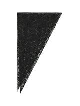 Neo Noir Serina Lace Scarf - Black