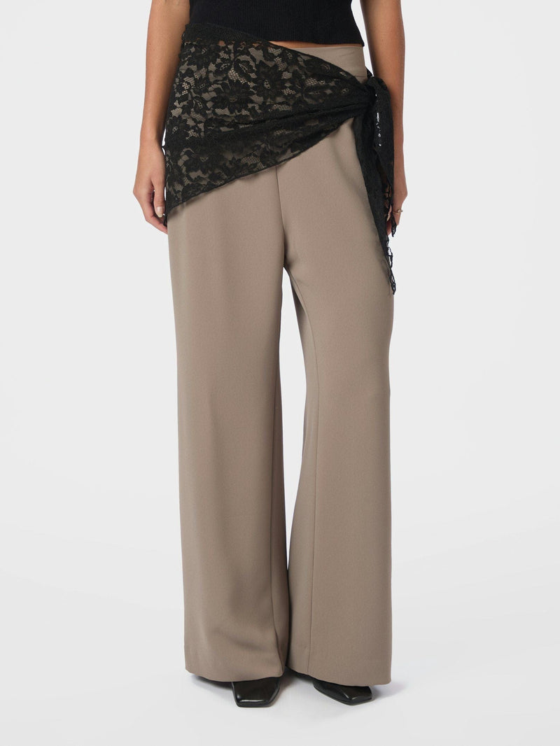 Neo Noir Serina Lace Scarf - Black