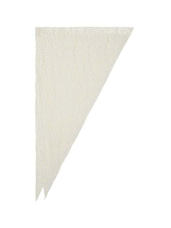 Neo Noir Serina Lace Scarf - Cream
