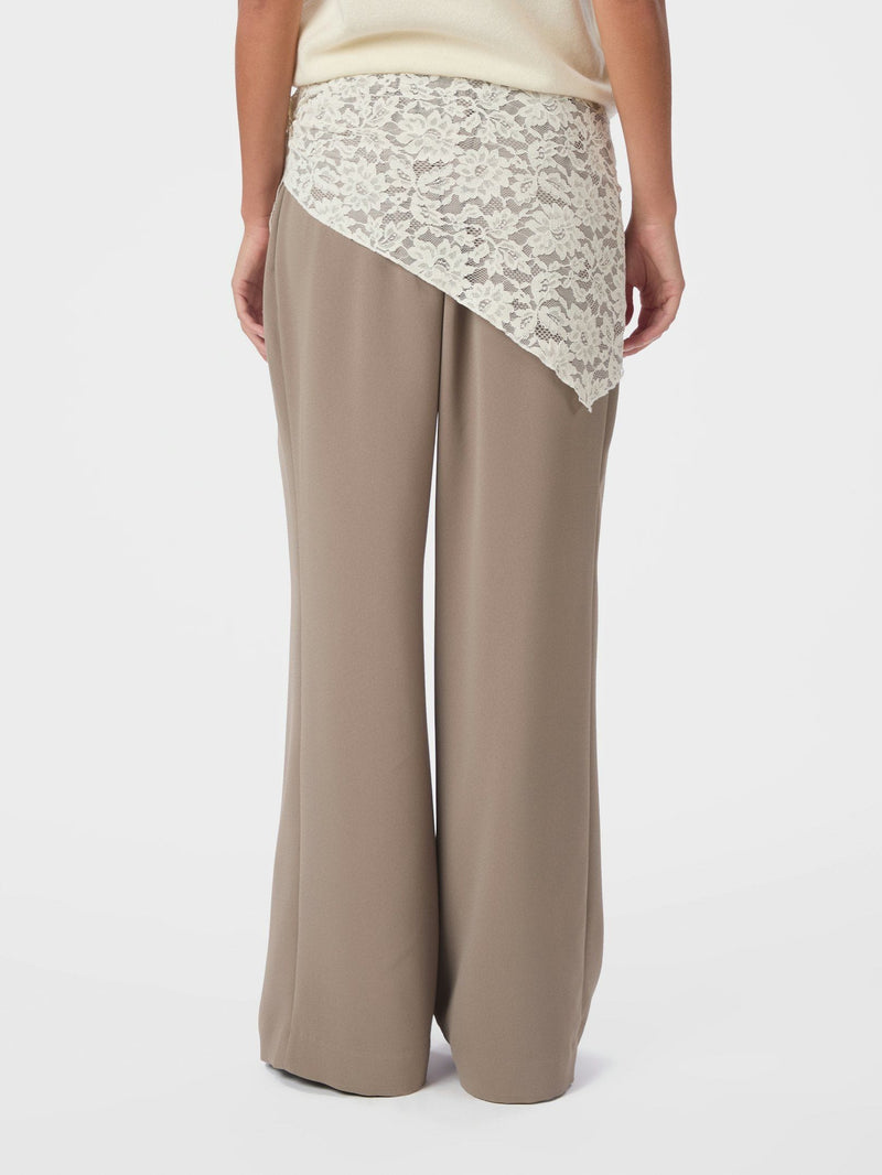 Neo Noir Serina Lace Scarf - Cream