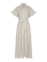 Neo Noir Nellie Wide Stripe Dress - Ivory