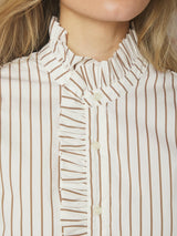 Neo Noir Nellie Wide Stripe Dress - Ivory