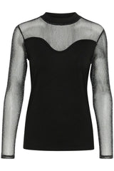 Culture Shiny Grace Blouse - Black/Silver