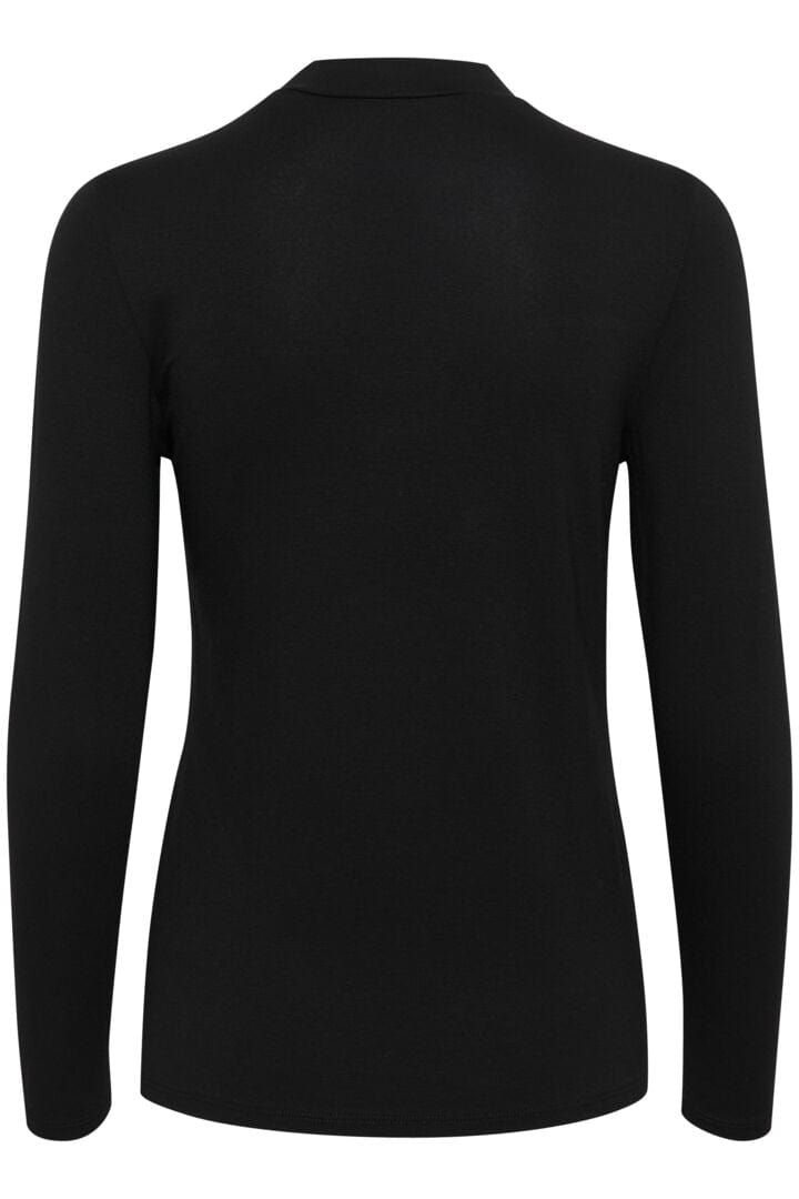 Culture Grace Simili Heart Blouse - Black