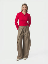 Neo Noir Zanya Structure Pants - Taupe