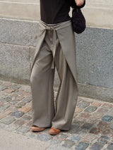 Neo Noir Zanya Structure Pants - Taupe