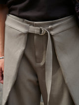 Neo Noir Zanya Structure Pants - Taupe