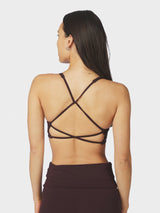 Neo Noir Ea String Top - Burgundy