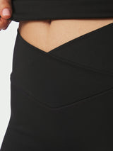 Neo Noir Lea Wrap Shorts - Black