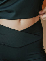 Neo Noir Lea Wrap Shorts - Black