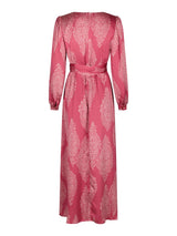 Neo Noir Bretti Paisley Drop Dress - Cherry Pink