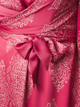 Neo Noir Bretti Paisley Drop Dress - Cherry Pink